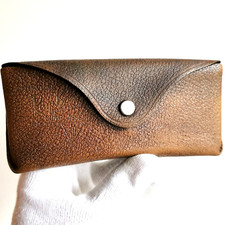 occhiali bausch&lomb RAY BAN case sunglasses custodia b&l leather green vintage