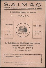 Catalogo S.A.I.M.A.C. Pavia