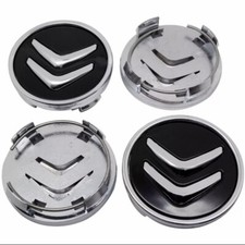 4 Tappi Coprimozzo Nero Per