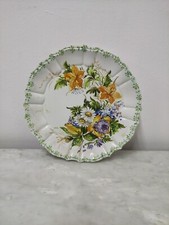 Piatto Da Parete SAL Bassano Dipinto A Mano Ceramica