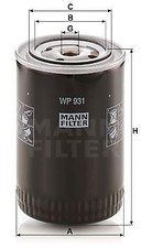 MANN-FILTER Filtro olio  WP