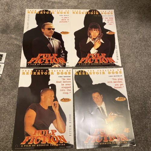 Pulp fiction complete set 4 - set, of