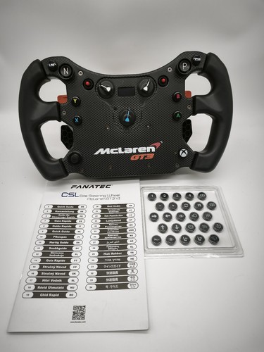 Fanatec mclaren gt3 wheel - wheel, con
