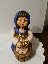 Presepe Thun Giubileo Contadina Con Pannocchie 