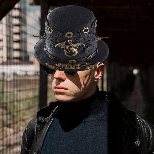Elegante cappello cilindro - cappello,