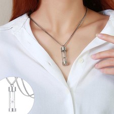 Collana a Clessidra in Acciaio