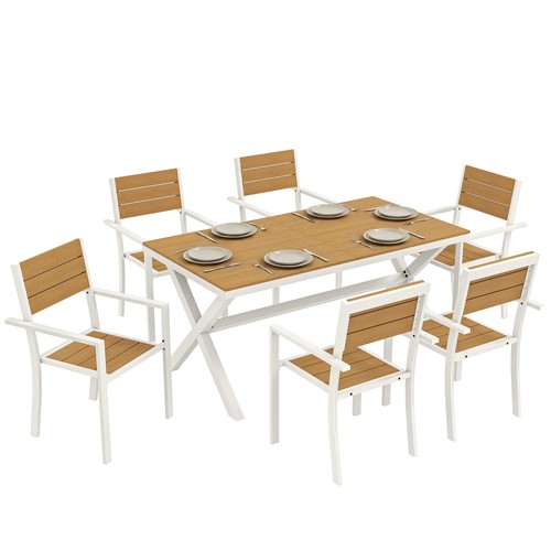 Outsunny set tavolo sedie da - e,