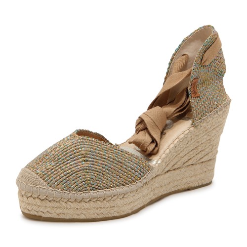 N9927 zeppa espadrillas donna - zeppa,