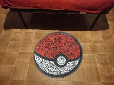 Tappetino Rotondo antiscivolo soggiorno – Poké Ball 80×80 cm