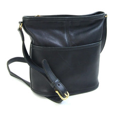Borsa a tracolla Coach Old 3972 in pelle nera borsa a tracolla vintage