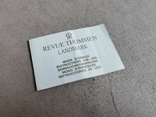 Revue Thommen rare vintage