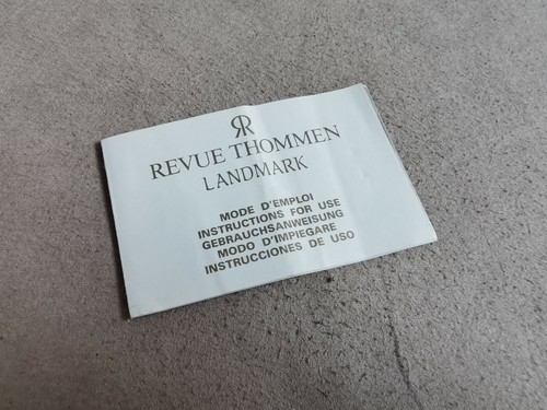 Revue thommen rare - revue,