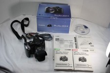 Canon PowerShot SX10 IS fotocamera digitale zoom 20x - nero - con scatola - testata