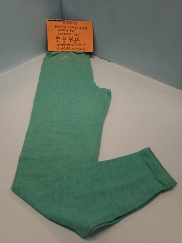 Leggings con ghetta verde - leggings,