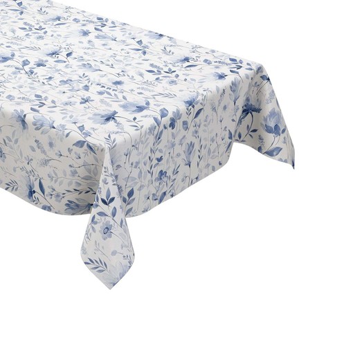 Tela cerata tovaglia blu - cerata,