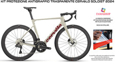 KIT PELLICOLA PROTEZIONE TRASPARENTE PER TELAIO BICI CORSA CERVELO SOLIST 2024