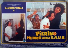 ✅fotobusta ITALIA 1981 PIERINO IL MEDICO DELLA SAUB Alvaro Vitali Serena Bennato