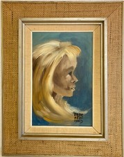 Dipinto A Olio Ritratto Di