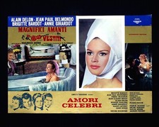 AMORI CELEBRI fotobusta poster Brigitte Bardot Girardot Amours célèbres BF30