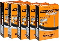 Continental Race 28" 700x20-25c Valvola Presta Interna 700x20-25 - 80mm, Nero 