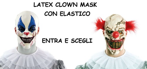 Halloween maschera clown - maschera,