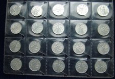 LOTTO 2 LIRE APE 1957 20 PEZZI BB++REPUBBLICA ITALIANA