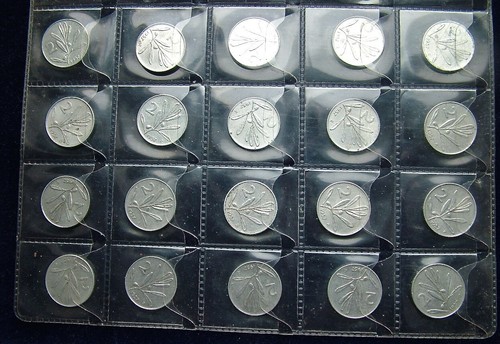 Monete lire 1957 italia - 2,