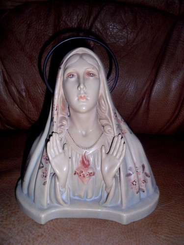 Scultura ceramica madonna - ceramica,