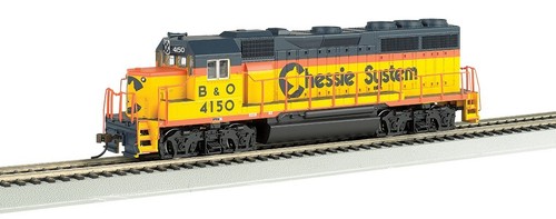 63525 loco diesel gp40 - 63525, chessie