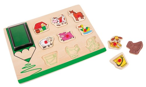 Set timbri timbrini animali - timbri, 9