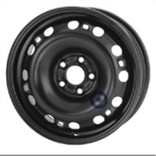 Cerchi in ferro KFZ ALCAR STEEL 15" 6J 5x100 ET 38 57 NERO