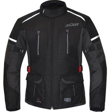 Giacca Da Moto Uomo 28 Corto - Büse Rider - Impermeabile Touring Nera