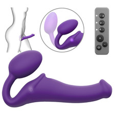 Strapless strap-on vibratore