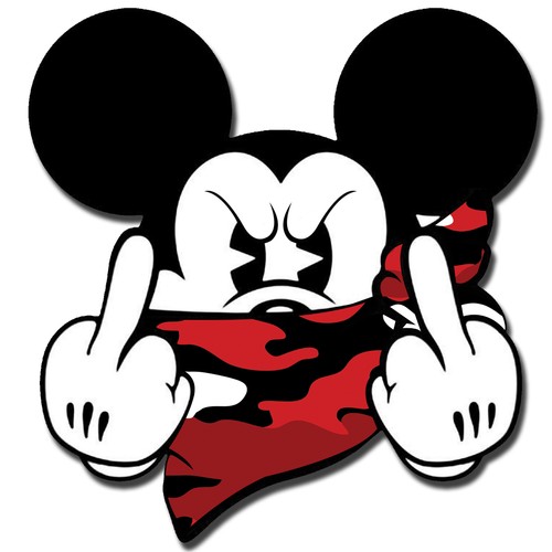 Adesivi bad mickey mouse - 2,