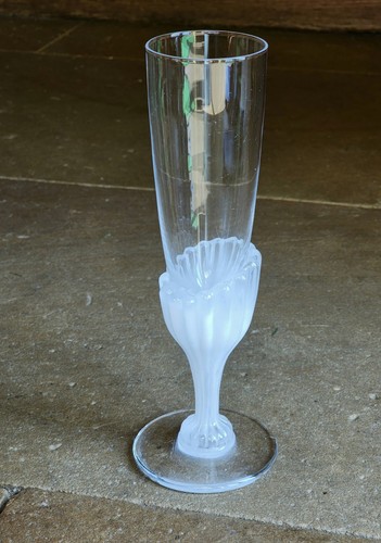 Daum flute champagne - daum, signé