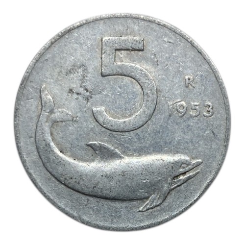 1953 italy lire coin km - 1953,