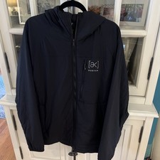 Giacca uomo Burton ak elio con cappuccio elasticizzata isolata grande nuova