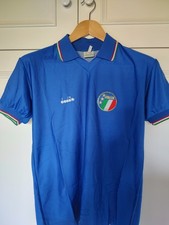 Maglia italia diadora - italia, 1990
