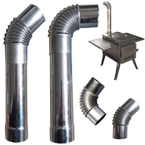 Tubo stufa bruciatore legna - tubo,