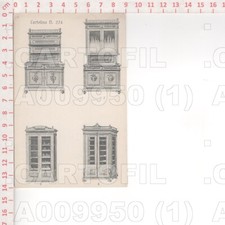 A9950 MONZA GIULIO AROSIO MOBILIO FABBRICA LEGNAME PUBBLICITA ARMADIO 1910