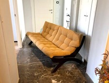 1 Divano Sofà + 1 Poltrona Marco Comolli ICF per DE PADOVA, 1963.