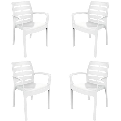 Set sedia con braccioli in - braccioli,