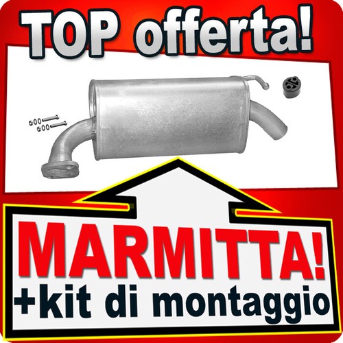 Silenziatore posteriore per - silenziatore,