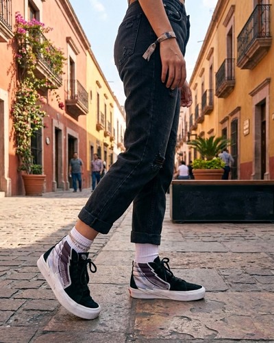 Vans sk8 reissue bolt nero - sk8-hi,