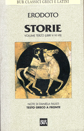 Erodoto storie volume terzo - storie,