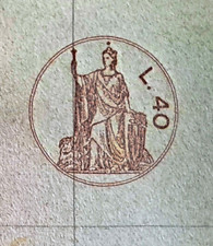 Carta bollata filigranata anno