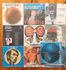 LOTTO 10 45 giri 7" FABRIZIO DE ANDRE’ LA LEGGENDA DI NATALE LA GUERRA DI PIERO 