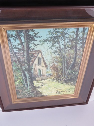 Vecchio quadro dipinto mano - quadro,