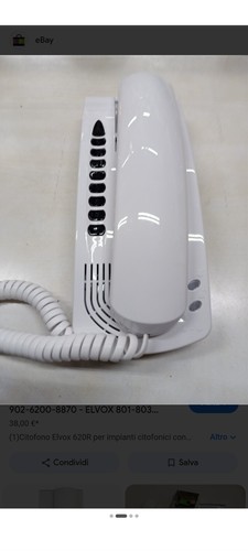 Citofono elvox 620r petrarca - citofono,