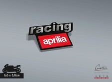 ADESIVO APRILIA RACING sagomato per RS 125 e 250 | 6,6x3,8 cm